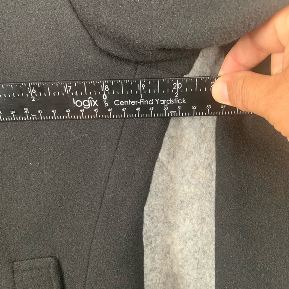 Nautica Mens Size 36S Barge Classic Fit Wool/Cashmere Blend Solid Overcoat NWT - Picture 3 of 7